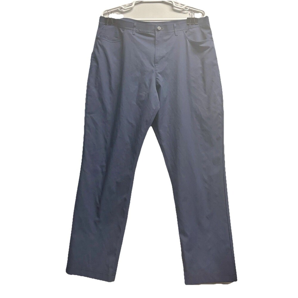 Public Rec Pants Mens 42x30 Blue Workday Performance Stretch Chino Outdoor Golf